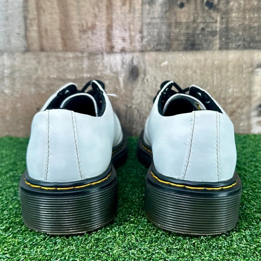 Dr. Martens 1461 White Leather Oxfords Dress Casual‎ Shoes - Junior Size 1